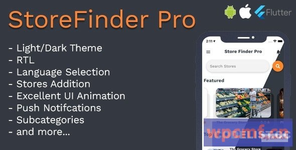 StoreFinder Pro完整应用程序Flutter v1.0 可代汉化