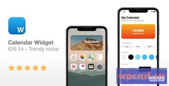 Calendar Widget v1.0    新的iOS 14小部件 可代汉化