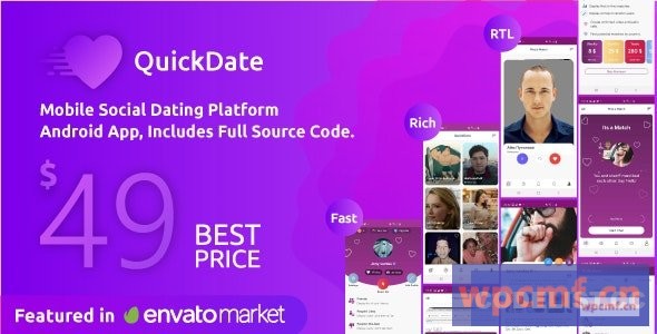 快速约会安卓1.9版    移动社交约会平台应用 可代汉化