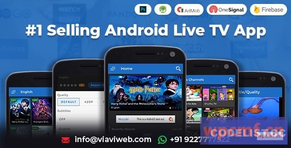 安卓直播电视1.3版    电视流媒体、电影、网络系列、电视节目和原创 可代汉化