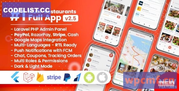 食品送货扑腾+ PHP Laravel管理面板V2.5.0 可代汉化