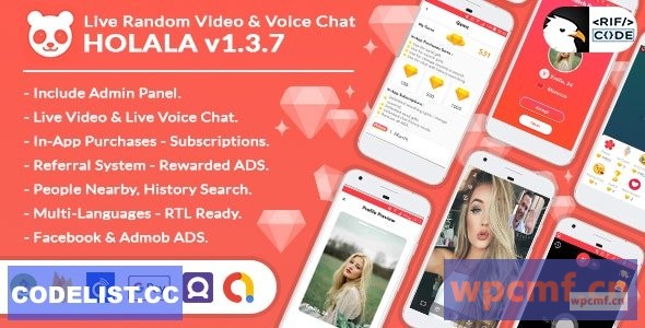 HOLALA v1.3.7 实时随机视频 语音通话 可代汉化