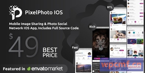 Pixelphoto iOS v1.0.4    移动图像共享和照片社交网络 可代汉化