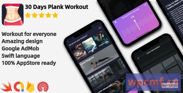 Plank健身1.0版 iOS健身应用 可代汉化