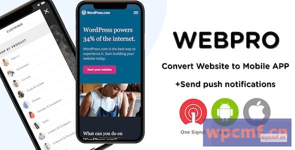 WEBPRO v1.0 通用WebView可配置反应本机移动应用程序 可代汉化