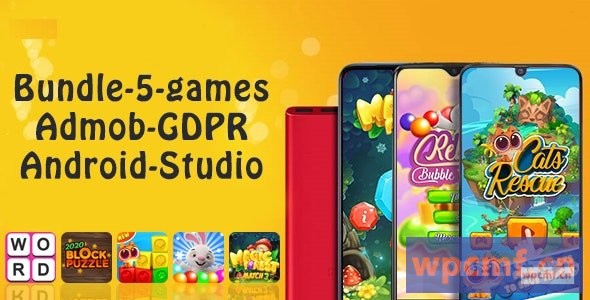 捆绑＃1,5游戏（Admob + Gdpr + Android Studio）v1.0 可代汉化