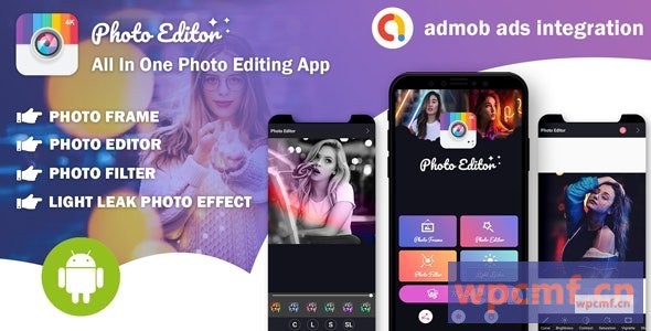 照片编辑器1.0版 带有广告的多合一照片编辑应用 可代汉化