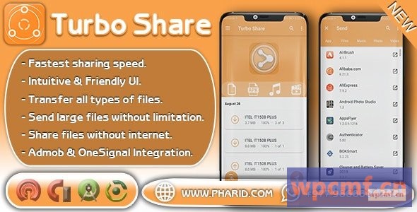 Turbo Share v1.6 ShareIt克隆 | 终极转让和共享 可代汉化