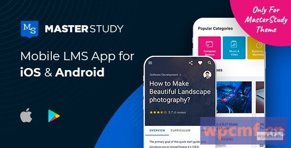 硕士学习LMS移动应用v1.1.0 Flutter iOS和Android 可代汉化
