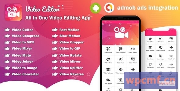 安卓视频编辑器1.0版    一体式视频编辑器应用 可代汉化
