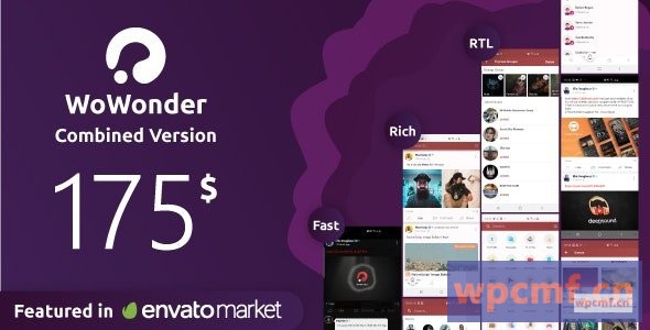 WOWONDER组合V2.0    聊天时间轴和WOWONDER PHP脚本的新闻馈送应用程序 可代汉化