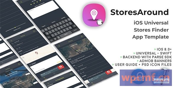 StoresAround     IOS Universal Store Finder App模板（Swift）    2019年7月29日 可代汉化