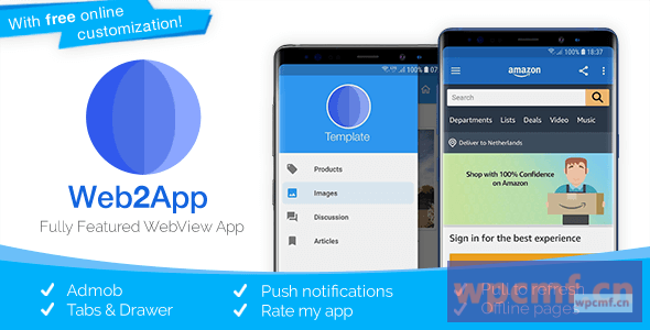 Web2App v3.4.2 快速功能丰富的Android Webview 可代汉化