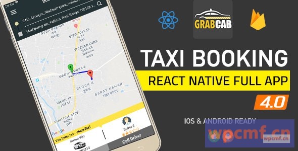 grabcab v4.1.0    反应本机全租车应用程序 可代汉化