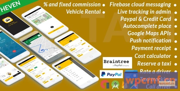 出租车CAB V4.8    按需出租车|完整的解决方案 可代汉化
